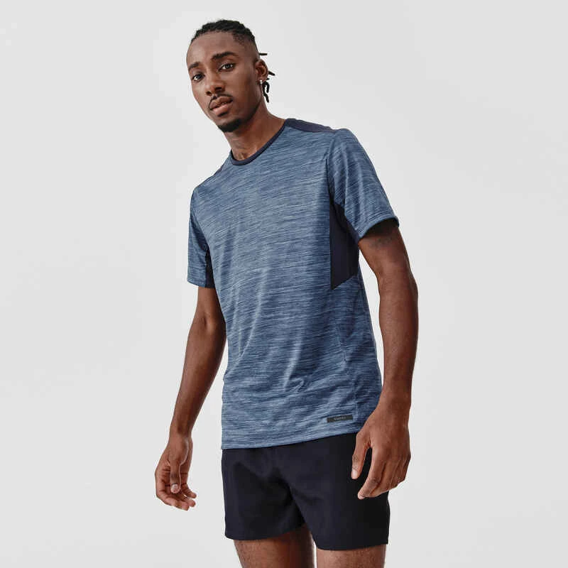 T-shirt running respirant homme - Dry+ bleu foncé
