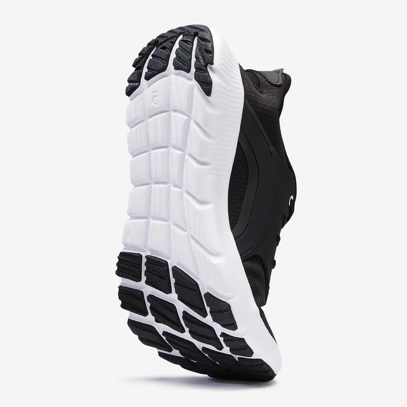 BASKETS DE MARCHE PIEDS STANDARDS FEMME-SW500.1 NOIR