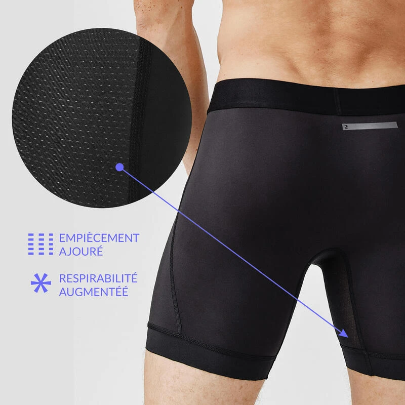 BOXER DE RUNNING HOMME RESPIRANT SEMI-LONG