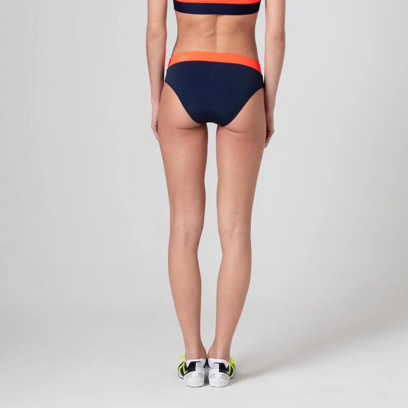 CULOTTE D'ATHLETISME FEMME BLEUE ET ORANGE