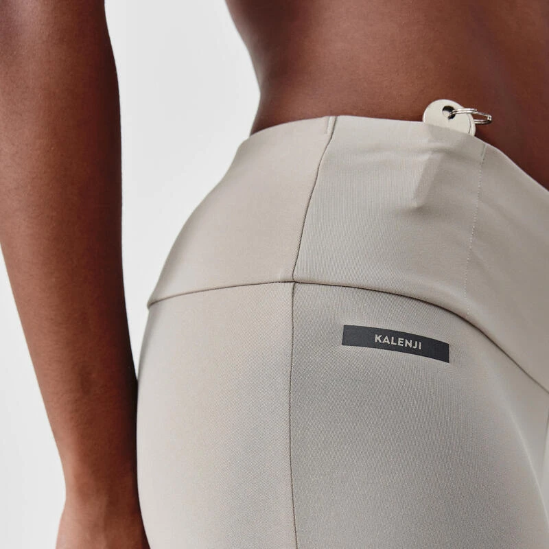 Legging court running femme - Support beige