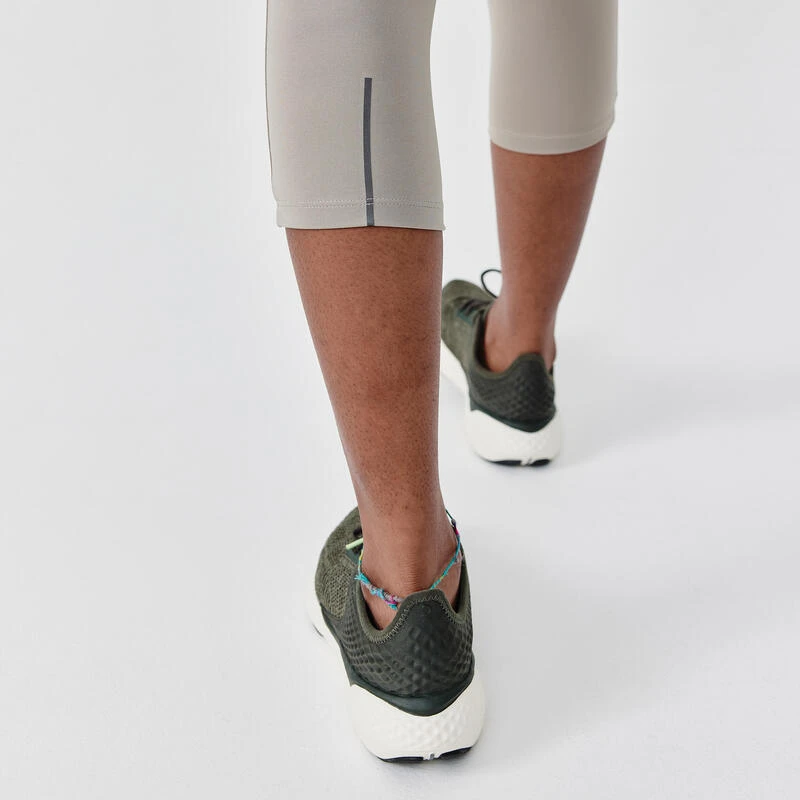 Legging court running femme - Support beige