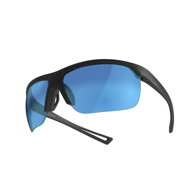 Lunettes de running adulte RUNSPORT NOIR BLEU catégorie 3