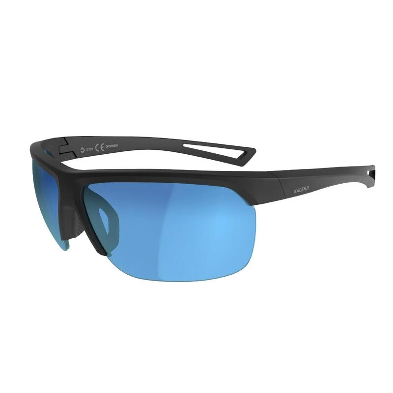 Lunettes de running adulte RUNSPORT NOIR BLEU catégorie 3
