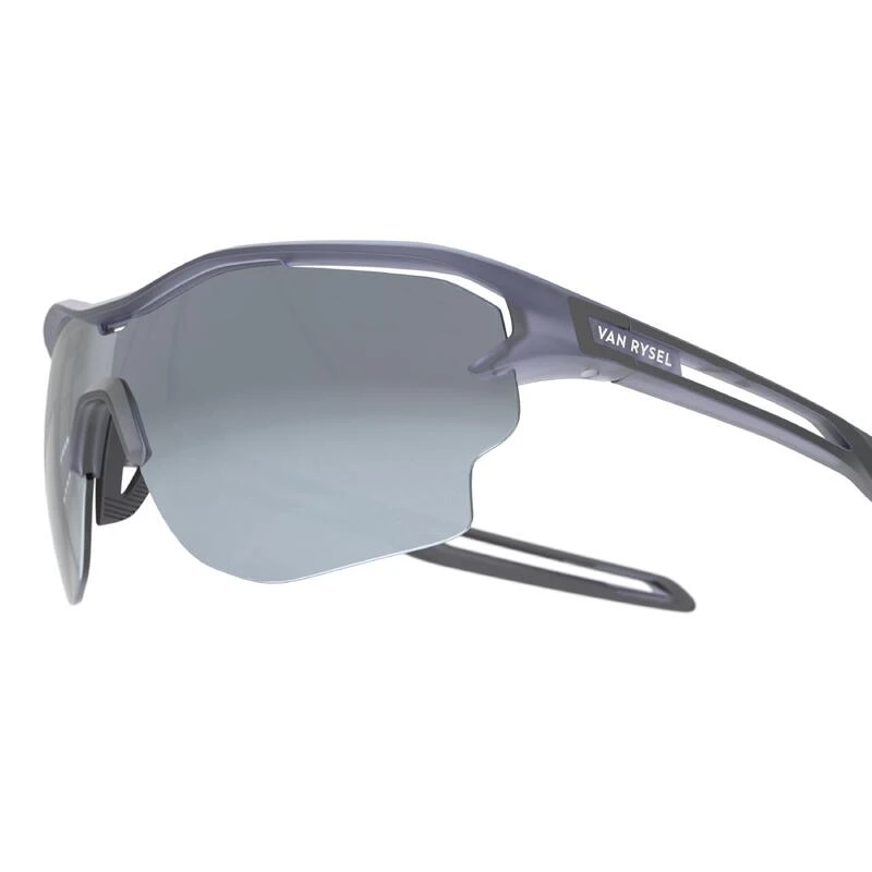 Lunettes de sport adulte RUNPERF 2 TRANSLU BLEU/ ARGENT catégorie 3