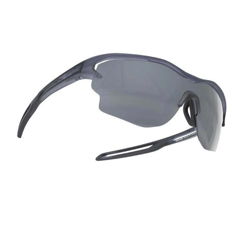 Lunettes de sport adulte RUNPERF 2 TRANSLU BLEU/ ARGENT catégorie 3