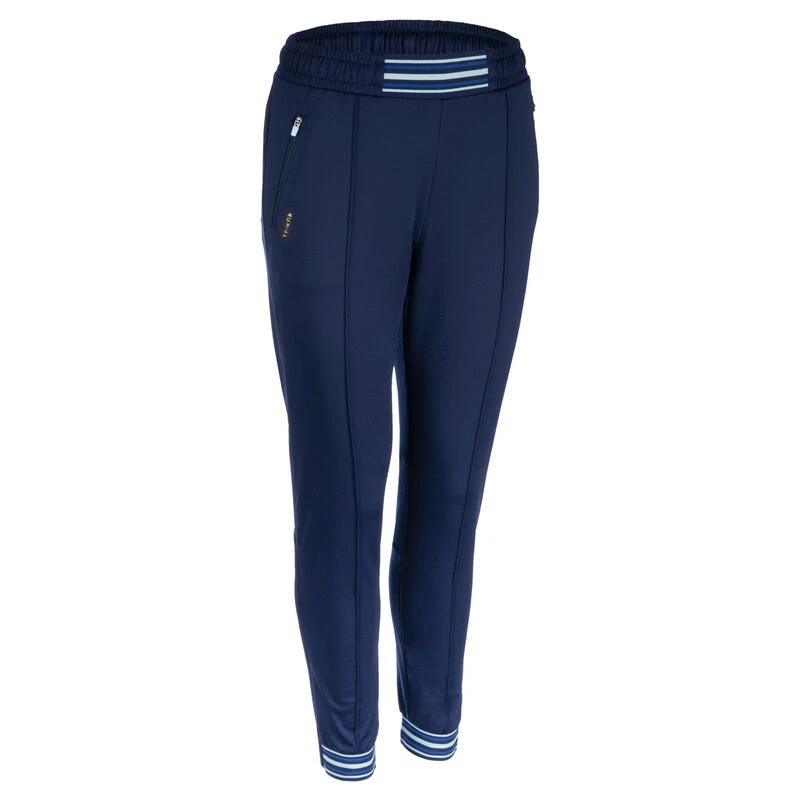 PANTALON D'ATHLETISME ZIPPĂ FEMME BLEUE MARINE & CIEL