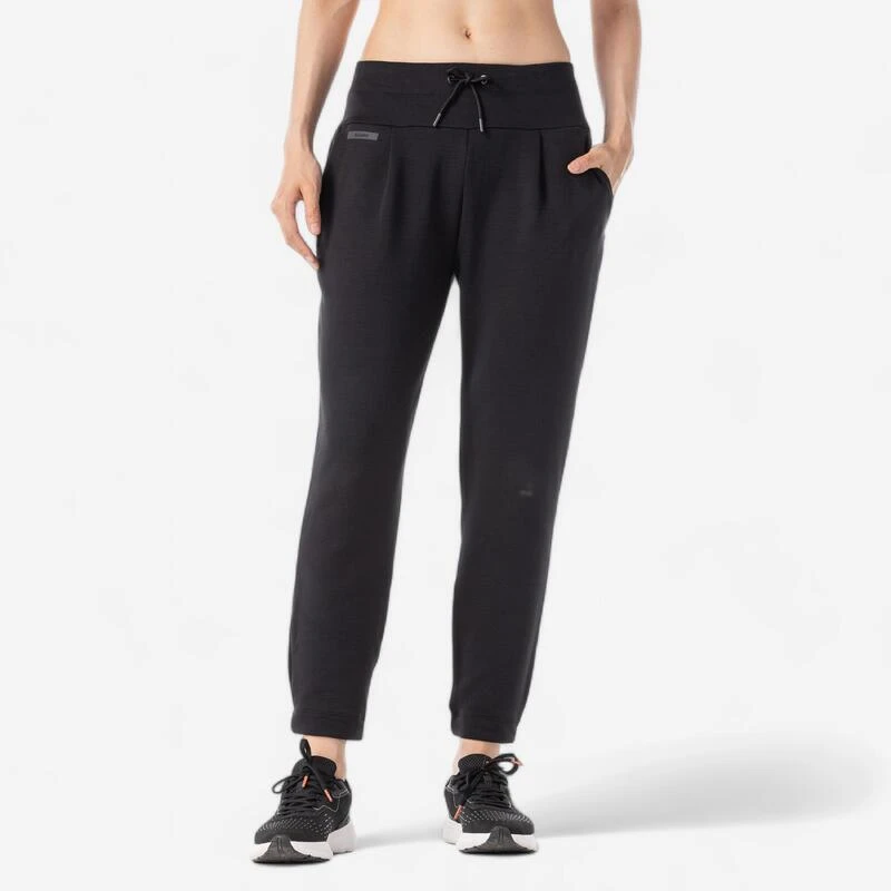 Pantalon de running chaud femme - Jogging 500 noir