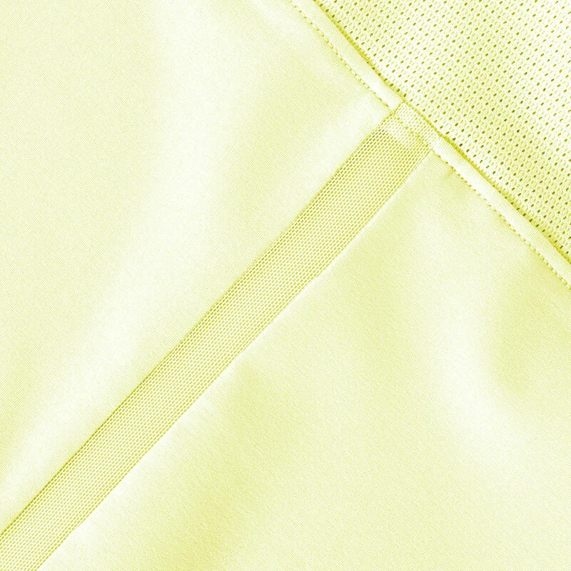 T-shirt respirant running femme - Dry+ Breath jaune fluo