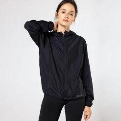 Kalenji VESTE COUPE-VENT RUN 100 FEMME NOIRE