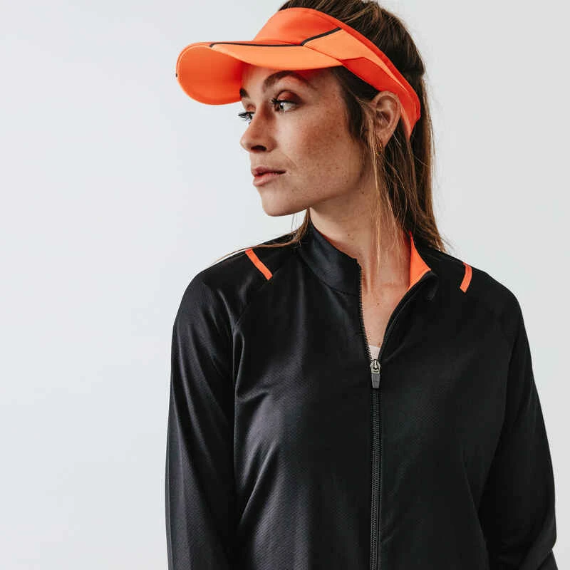 VESTE DE RUNNING FEMME RUN DRY NOIR